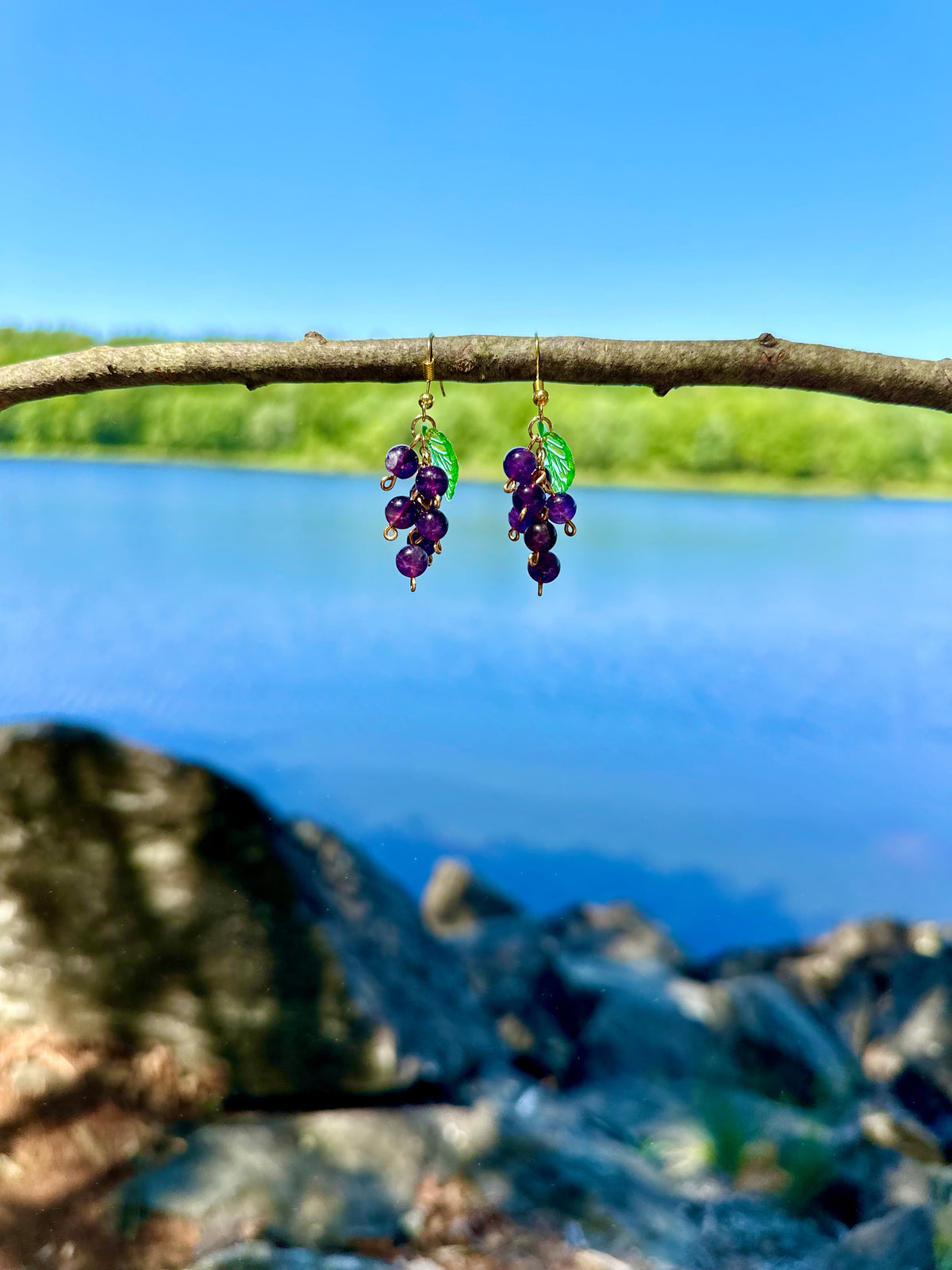 Grape Earrings