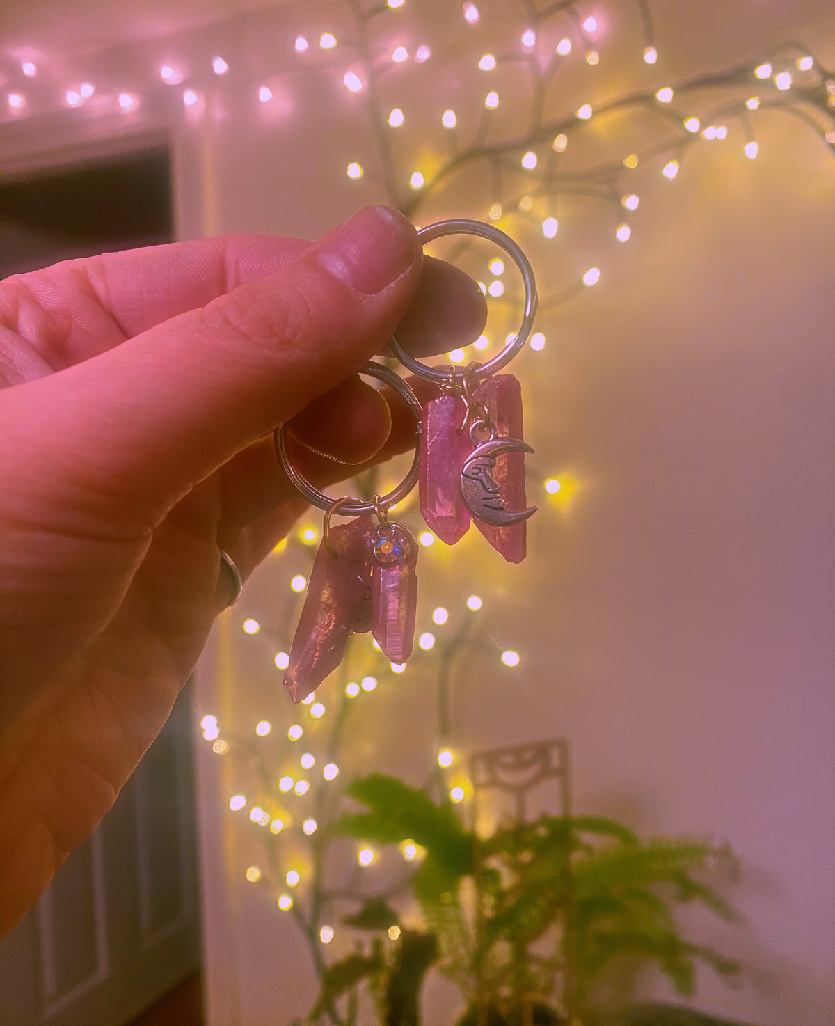 Quartz Keychain